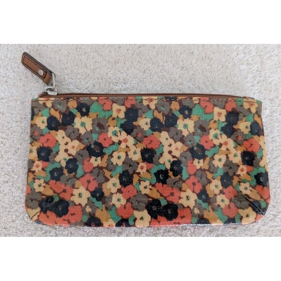 Lot of 3 Fossil Key Per Clutch Travel Pouches Pouch Wallet Zip Floral - Picture 11 of 16